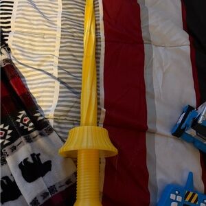 Yellow 3d printed Toy Sword